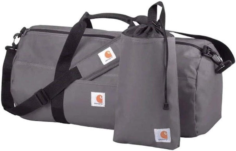 Trade Series 2-in-1 Packable Duffel with Utility Pouch, Grey, Medium (21.5-Inch)