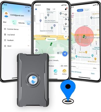 GPS Tracker for Vehicles Cars Long Battery Life up to 12 Months, Strong Magnetic, 10S Instant Updates, Geo-Fence, 4G Real Time Car Tracker Device Hidden Vehicle Tracking Devices, Subscription Needed