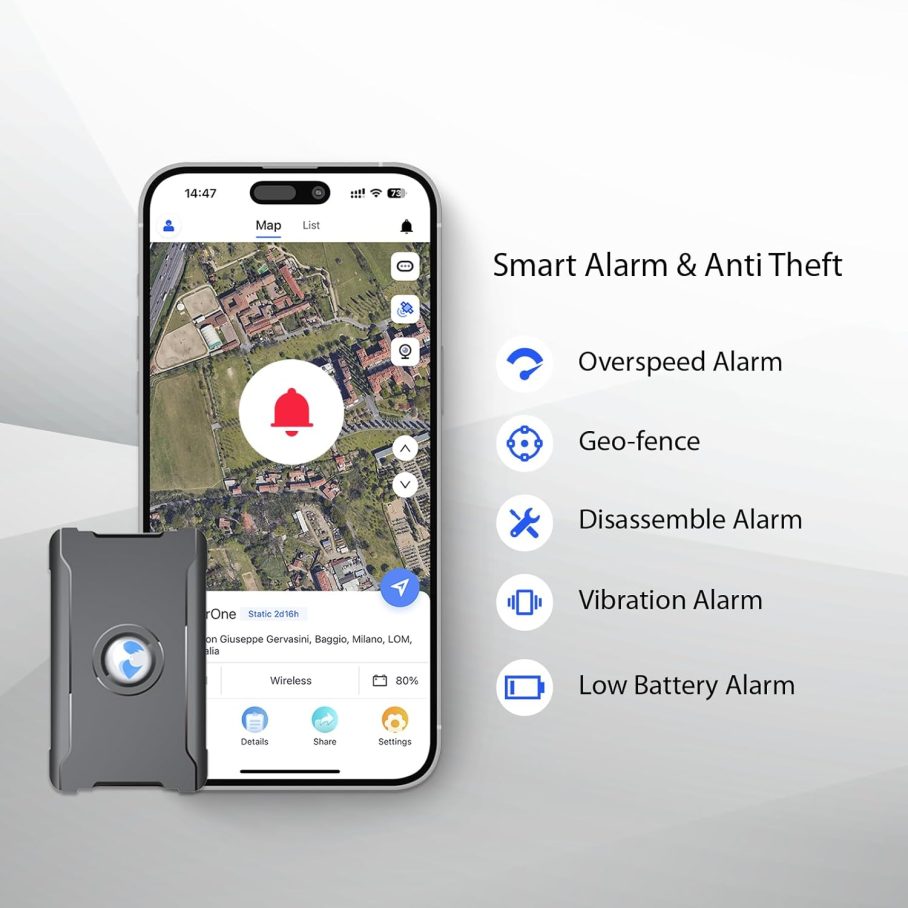 GPS Tracker for Vehicles Cars Long Battery Life up to 12 Months, Strong Magnetic, 10S Instant Updates, Geo-Fence, 4G Real Time Car Tracker Device Hidden Vehicle Tracking Devices, Subscription Needed - Image 4