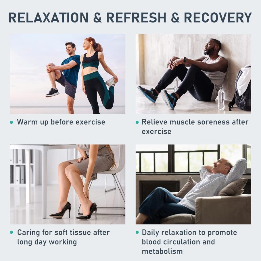 QUINEAR Professional Sequential Air Compression Therapy System for Improved Circulation and Massage - Foot and Leg Recovery Boots for Athletes - Image 7
