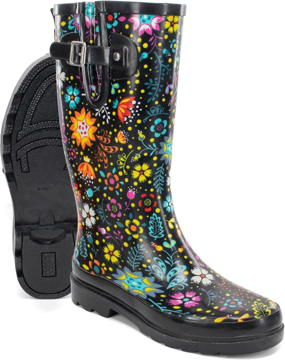 Western Chief Women's Tall Waterproof Rain Boot Outdoor Garden Shoes - Image 6